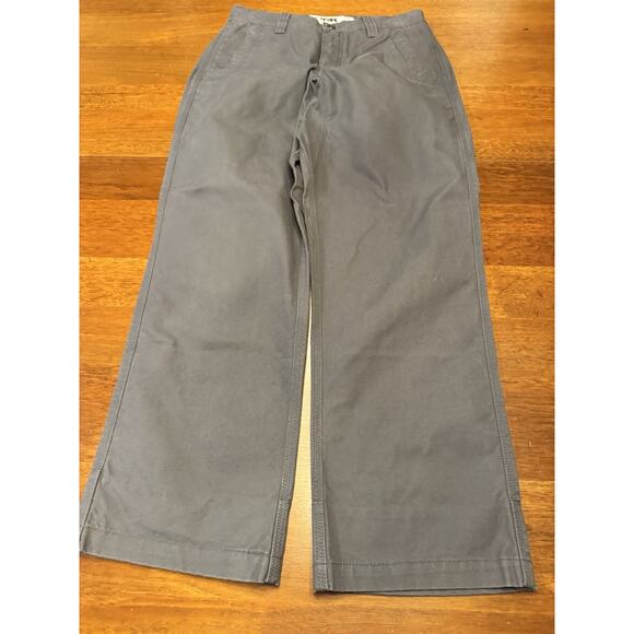 32x30 Mountain Khakis Heavy Canvas Work Pants Gray - Picture 2 of 11